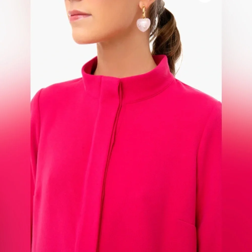 TUCKERNUCK Fuchsia Stretch Crepe Avery Dress - Picture 3 of 15